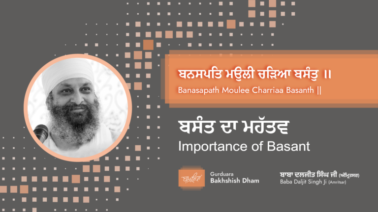 Importance of Basant | ਬਸੰਤ ਦਾ ਮਹੱਤਵ