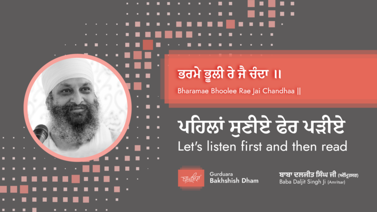 Let’s listen first and then read | ਪਹਿਲਾਂ ਸੁਣੀਏ ਫੇਰ ਪੜੀਏ