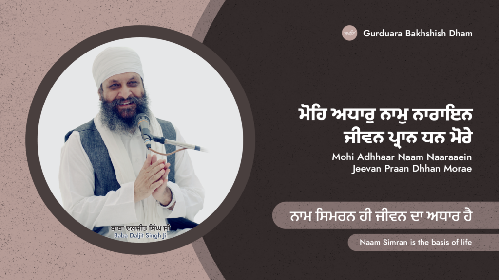 ਨਾਮ ਸਿਮਰਨ ਹੀ ਜੀਵਨ ਦਾ ਅਧਾਰ ਹੈ | Naam Simran is the basis of life