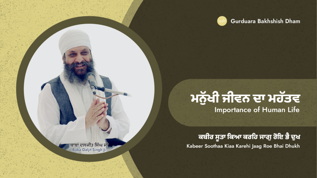 ਮਨੁੱਖੀ ਜੀਵਨ ਦਾ ਮਹੱਤਵ | Importance of Human Life