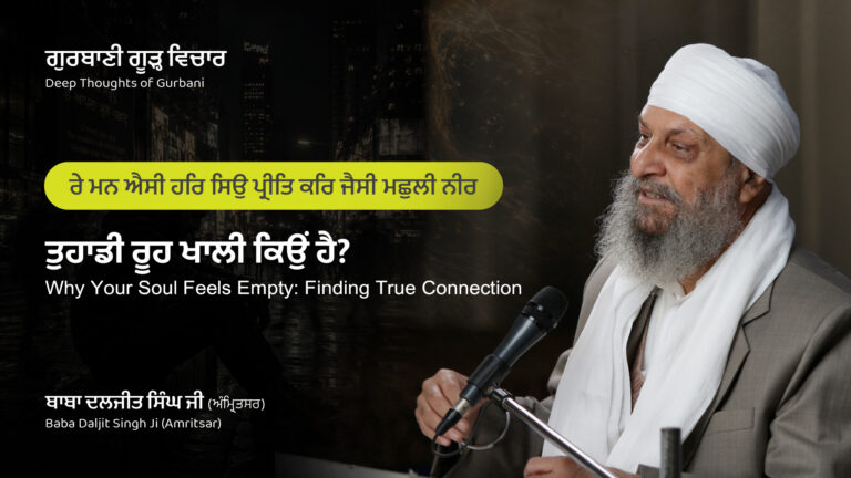 ਤੁਹਾਡੀ ਰੂਹ ਖਾਲੀ ਕਿਉਂ ਹੈ? | Why Your Soul Feels Empty: Finding True Connection